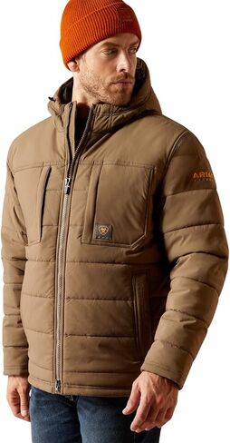 ARIAT Men's Rebar Valiant Stretch Canvas Water Resistant Insulated Jacket in Saudi Arabia