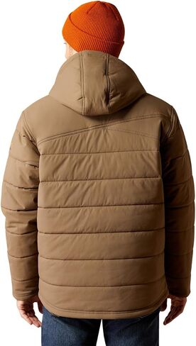 ARIAT Men's Rebar Valiant Stretch Canvas Water Resistant Insulated Jacket in Saudi Arabia