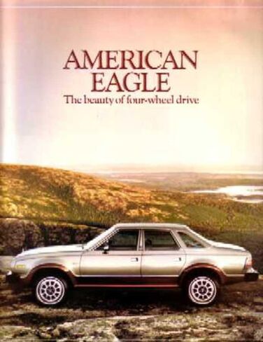 1980 AMC Eagle Sales Brochure Literature Book Piece Dealer Advertisement in Saudi Arabia