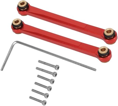 Ancalos High Clearance 39mm مجموعة الوصلات العلوية Y Links Upgrades ForSCX24 ForGladiator AXI00005 C10 AXI00001 JLU AXI00002 Bronco - (اللون: أحمر) in Kuwait