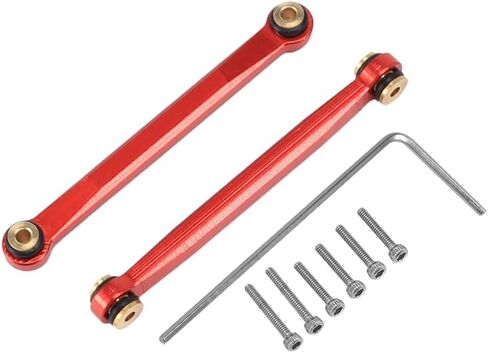 Ancalos High Clearance 39mm مجموعة الوصلات العلوية Y Links Upgrades ForSCX24 ForGladiator AXI00005 C10 AXI00001 JLU AXI00002 Bronco - (اللون: أحمر) in Kuwait