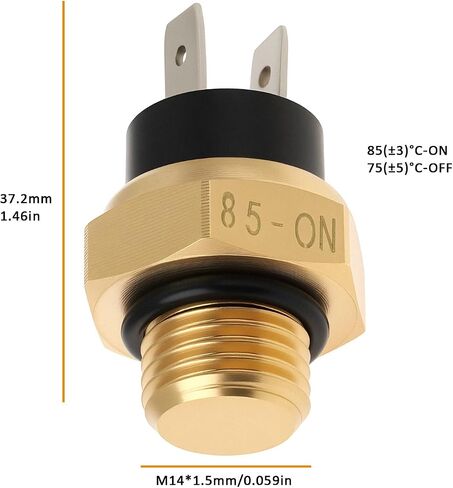 مستشعر مفتاح مروحة مشعاع 2 دبوس للدراجة النارية من eMagTech M14x1.5mm متوافق مع KTM 250 EXC Racing 2001-2006 in Kuwait