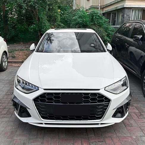 فتحة تهوية جانبية للمصد الأمامي لسيارة أودي A4 S4 B9.5 Sline 2020-2024 أسود in Kuwait