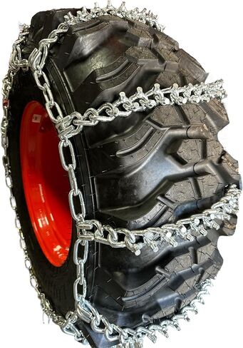 TireChain.com 13.6 16 13.6-16 Stud Ladder Tractor Tire Chains set of 2 in Saudi Arabia