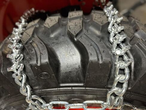 TireChain.com 13.6-16، 14-17.5 سلاسل إطارات جرار سلمية مجموعة من 2 in Saudi Arabia