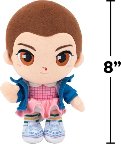 لعبة Stranger Things Eleven Plush - قطيفة ناعمة مقاس 20.32 سم مع تطريز خاص in Kuwait