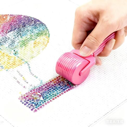2Pcs Diamond Art Roller - 2025 New Essential DIY Craft Tool for Rhinestone Embroidery, Easy-Grip Hand Roller, Detachable Diamond Painting Tools and Accessories in Saudi Arabia