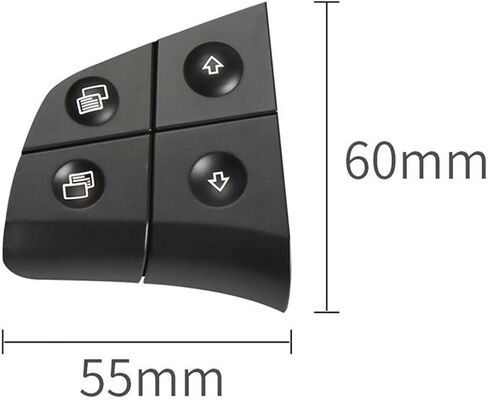 Switches Car Steering Wheel Switch Control Button Replacement Fit for Benz W164 ML350 ML500 W251 R300 R350 Pushbutton Switches(Model B Gray) in Saudi Arabia