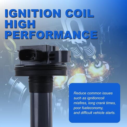 UF622 DG542 ملفات إشعال عالية الأداء وشمعات إشعال إيريديوم مجموعة مكونة من 8 قطع لسيارة Ford F-150 Mustang Lobo 5.0L V8 - يستبدل BR3Z-12029A (UF622+شمعات الإشعال) in Kuwait