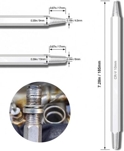 Broken Spark Plug Removal Tool, 2025 New car Engine Spark Plug Removal Tool, CRV Steel Spark Plug Socket Set car Accessories in Saudi Arabia