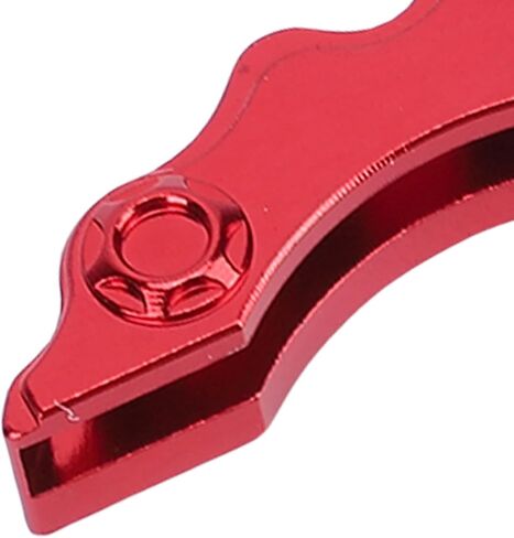 SUNGOOYUE RC Car Brake Disc Kit,Aluminum Alloy Brake Rotors with Simulated Calipers for 1/10 1/16 RC Crawler Cars 3D Design Lightweight Durable (Red) in Saudi Arabia