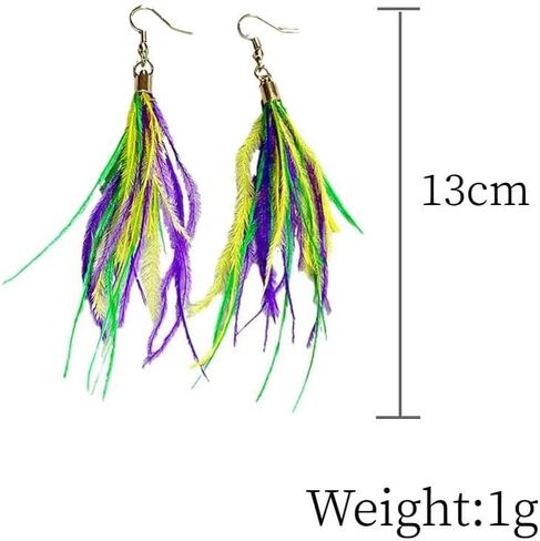 twinkle eye 1-2 Pairs Carnival Exaggerated Tri color Mardi Gras Lobster Mouth Drink Mask Shape Mardi Gras Theme Earrings Drop Dangle Pendant Earrings for Women Girls Jewelry Gift in Saudi Arabia