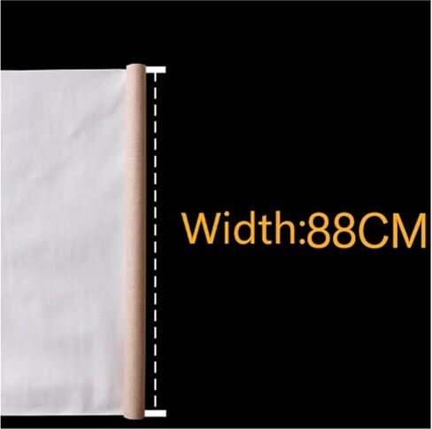 Rolled Canvas Professional Linen-Blend Blank Canvas Roll for Painting 1M Length Pre-Primed for Acrylic & Oil(Width 58cm 1M Length) in Saudi Arabia