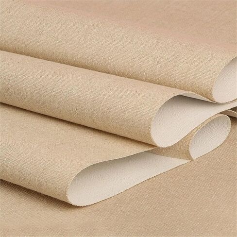 Rolled Canvas 5M Professional Art Supply Linen-Blend Canvas Roll for Oil & Acrylic Painting Creative Projects(57cmx5m) in Saudi Arabia