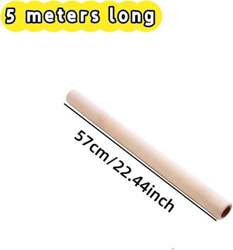 Rolled Canvas 5M Professional Art Supply Linen-Blend Canvas Roll for Oil & Acrylic Painting Creative Projects(57cmx5m) in Saudi Arabia