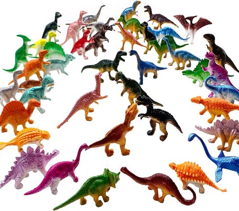48 قطعة من ألعاب الديناصورات، ألعاب الديناصورات البلاستيكية للأطفال 3-5،5-7،8-12، أشكال ديناصورات صغيرة، لعبة دينو واقعية هدايا حفلات التعلم، هدايا حشو بيض عيد الفصح للأولاد والبنات in Kuwait