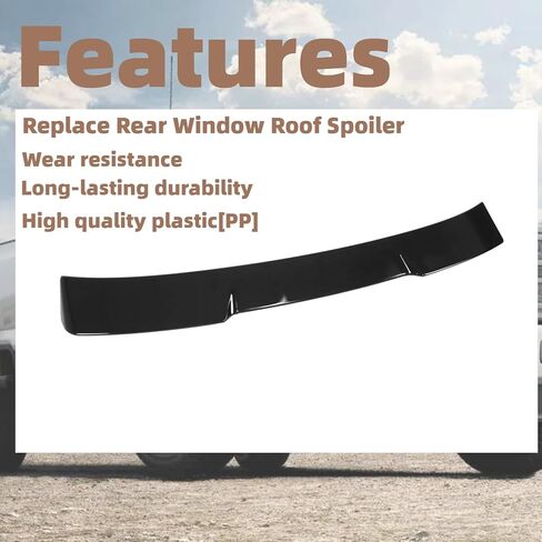 جناح سبويلر للسقف لسيارة Honda Civic Hatchback 2022 2023 2024 2025 جناح سبويلر للشفاه الخلفي باللون الأسود اللامع (لن يناسب السيدان) in Kuwait