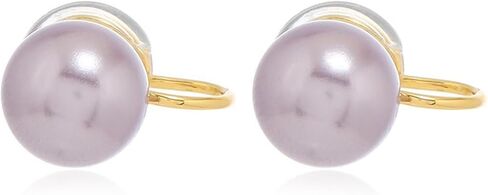 FUTIMELY Pearl Clip on Earrings Women Girls,Non Pierced Freshwater Pearl Earrings White Imitation Pearl Earrings Not Pierced Elegant Stud Jewelry in Kuwait