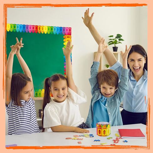 60 Feet Bulletin Board Borders, Colorful Crayon Die-Cut Rolled Border Trim Decoration Borders for School, Classroom & Offices in Saudi Arabia