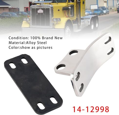 Topteng Cab دعامة مكدس العادم السفلية غير القابل للصدأ 14-12998 لـ Peterbilt 359/379 14-12998 in Kuwait