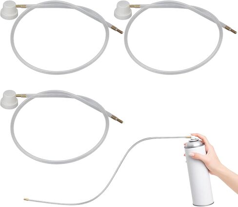 3 Pack Spray Can Nozzle Extension, Universal Spray Paint Nozzles for Cans - Precise Spraying & Extended Reach, Leak-Proof Fit Spray Can Nozzle for DIY Crafts in Kuwait