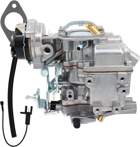 Carburetor 1 Barrel for Ford 4.9L 300 Cu 4.1L 250 Cu 3.3L 200 Cu Engines 1965-1985 F100 F150 F250 F350 Electric Choke Ford Fairmont Broncos Econoline Granada Carter type YFA with Gaskets in Saudi Arabia