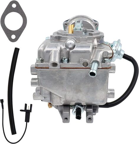 Carburetor 1 Barrel for Ford 4.9L 300 Cu 4.1L 250 Cu 3.3L 200 Cu Engines 1965-1985 F100 F150 F250 F350 Electric Choke Ford Fairmont Broncos Econoline Granada Carter type YFA with Gaskets in Saudi Arabia