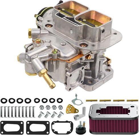 2 Barrel Carburetor with air Filter Cleaner assembly kit for weber 32/36 Carb DGV DGEV DGAV 32 36 for Toyota Nissan Datsun Pickup Celica 20R 22R Mazda B2000 B2200 720 510 CJ5 CJ7 CJ8 Electric Choke in Saudi Arabia