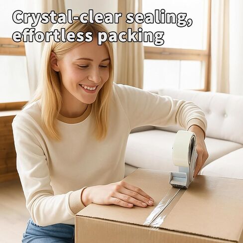 Strong Packing Tape for Shipping, Moving and Taping up Box, Clear Packing Tape,Total 390Y, 1.88 inch x 65 Yards,6 Rolls,Clear Tape, Scotch Packaging Tape in Saudi Arabia
