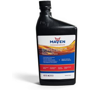 Maven Industrial Anti-Wear Hydraulic Oil ISO 46, Mineral-Based, Premium Performance for Construction, Manufacturing, Agriculture Equipment, 1 Pound (ISO 46, 1 Gallon) in Kuwait