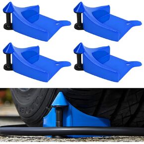 4 PCS Car Hose Guide, Plastic Detailing Tire Hose Roller Preventing Stucking & Snagging Under Tires, Wheel Rolling System Tool Washer Hoses Guide for Car Truck SUV RV ATV (Black) in Saudi Arabia