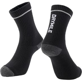 جوارب مضادة للماء من دريميل، مبطنة مسامية، الجري، المشي لمسافات طويلة، جوارب الشتاء مضادة للماء للرجال والنساء - الكاحل in Kuwait