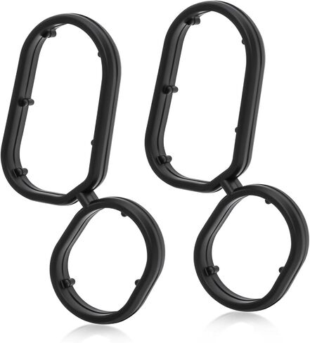 Engine Oil Filter Housing Gasket 26345-3LAA0 Compatible with Kia Sedona 2019-2021, for Cadenza 2017-2020, for Hyundai Genesis 2014-2016, for Genesis G80 2017-2020, for Palisade 2020-2023, 2PCS in Saudi Arabia