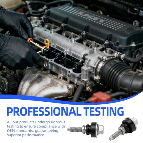 7L1Z-6C519-A غطاء صمام المحرك جروميت بولت عدة متوافقة مع Ford F150 F250 F350 Expedition & Lincoln Navigator، استبدال غطاء الصمام الجانبي الأيسر 2005-2014 5.4L V8 محركات (9 قطع) in Kuwait