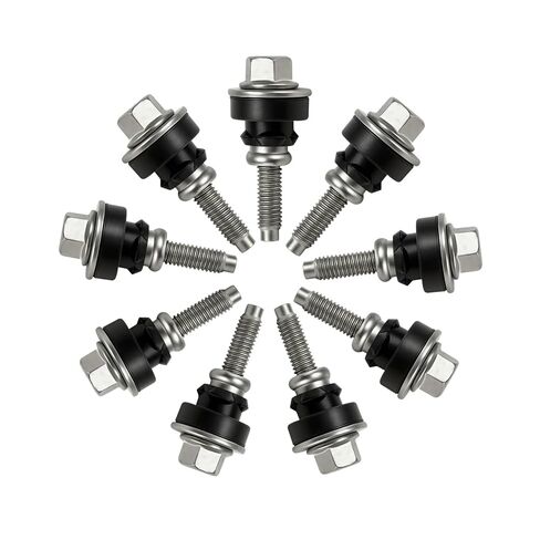 7L1Z-6C519-A غطاء صمام المحرك جروميت بولت عدة متوافقة مع Ford F150 F250 F350 Expedition & Lincoln Navigator، استبدال غطاء الصمام الجانبي الأيسر 2005-2014 5.4L V8 محركات (9 قطع) in Kuwait