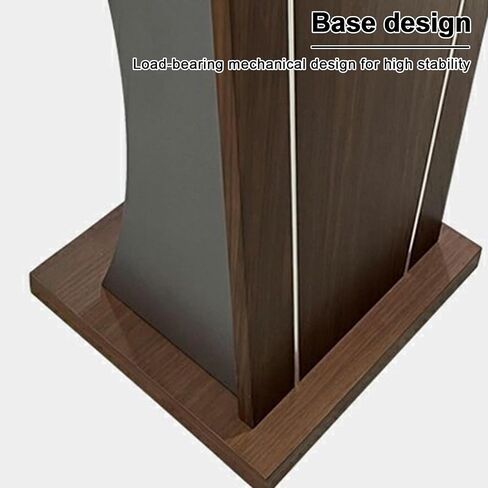 Wooden lecterns, podiums, Open Storage Shelves, Teacher's Standing Desk for classrooms, Hostess Stand, for Churches and Schools, lectures, Meetings(Walnut) in Saudi Arabia