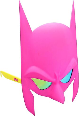 Sun-Staches Harley Quinn Sunglasses with Ponytails | DC Comics Batman Costume Accessory | One Size Fits Most in Saudi Arabia