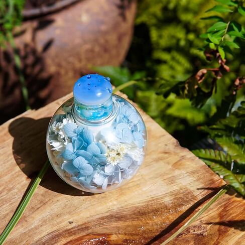 Hydrangea Midnight Kaleidoscope Tunnel Visual,4" Mini Handmade Adult Kaleidoscope,Gift Box,Glass Art,Preserved Flower,Anniversary Birthday Christmas Thanks Giving New Year Present Gift in Kuwait