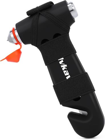 Window Breaker, Emergency Escape Hammer, 3-in-1 Window Breaker & Seat Belt Cutter, Window Glass Breaker, Car Safety Tool for Vehicle, Office, Home in Saudi Arabia