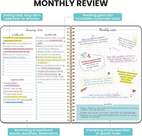Monthly Planner 2026-2027, 2 Year Months Calendar Planner 2026-2027, Runs from January 2026 - Decembe 2027, 7" x 10", 24 Months, Perfect for School Office Home Planning - Green in Saudi Arabia