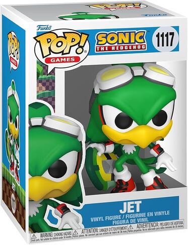Funko Pop! Games: Sonic The Hedgehog - Jet - Jet The Hawk - Collectable Vinyl Figure - Gift Idea - Official Merchandise - Toys for Kids & Adults - Video Games Fans in Saudi Arabia