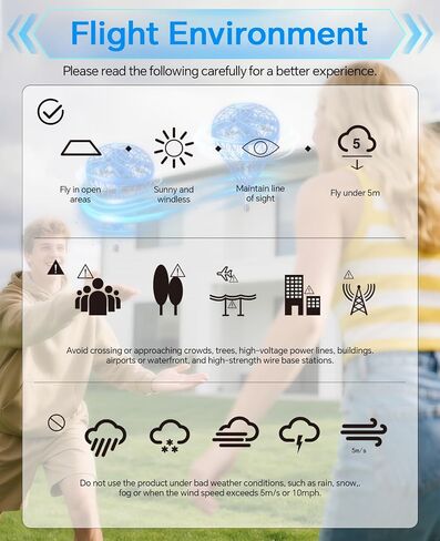 طائرات بدون طيار صغيرة تعمل يدويًا، ألعاب كرة طائرة سحرية مع أضواء، ألعاب خارجية قابلة لإعادة الشحن، مناسبة لعمر 6 7 8 9 10 سنوات فما فوق للأولاد والبنات والمراهقين in Kuwait