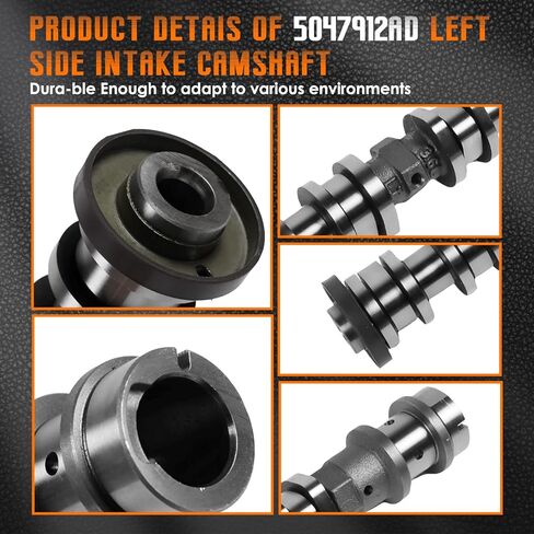 5047913AD 3.6L عمود الحدبات الجانب الأيمن متوافق مع 2016-2024 Chry-sler Pacifica Dodge Jeep Wrangler Grand Cherokee Ram 1500 3.6L المحرك، استبدل 5047913AA 5047913AB 5047913AC in Kuwait