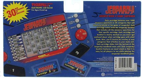 خرطوشة كتاب الإجابة/الأسئلة Jeopardy رقم 2 من شركة Tiger Electronics in Saudi Arabia
