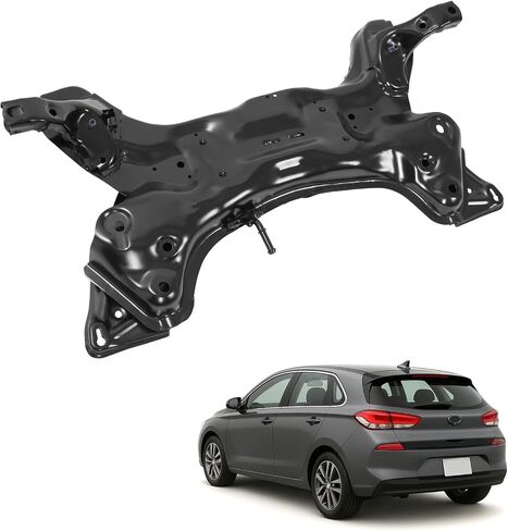 أمامي Crossmember متوافق مع 2011-2017 Hyundai Sedan Veloster Elantra GT استبدال إطار Crossmember لـ 624003X000 624003Y100 624003X200 624002V000 الصلب الكهربائي معبأ باللون الأسود in Kuwait