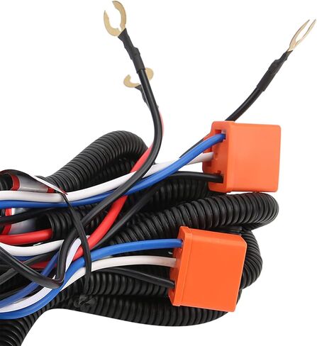 Hilitand DC12V 80A كشافات التتابع الأسلاك تسخير PE سلك مقاوم للماء عدة كشافات منير سيارة العلوي الأسلاك تسخير in Saudi Arabia