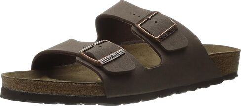 Birkenstock Unisex-Adult Arizona Birko-Flor Narrow Ds Khaki Bf N in Saudi Arabia