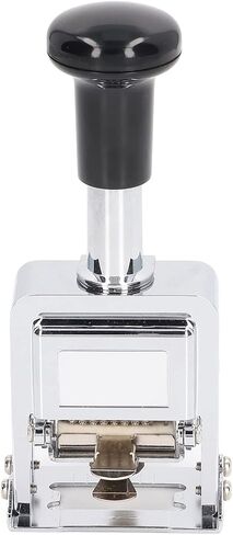 BAFOVY 5-Digit Number Stamps, Automatic for Professional Document Numbering, Durable Zinc Housing, Ergonomic Grip for Banking and Accounting in Saudi Arabia