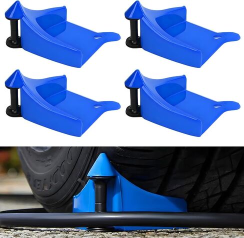 4 PCS Car Hose Guide, Plastic Detailing Tire Hose Roller Preventing Stucking & Snagging Under Tires, Wheel Rolling System Tool Washer Hoses Guide for Car Truck SUV RV ATV (Black) in Saudi Arabia