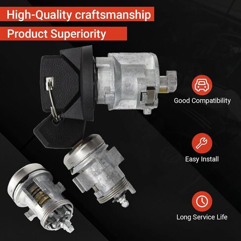 Ignition Switch Lock Cylinder and Door Lock 5003845AA Compatible with Dodge Ram 1500 2500 3500 Dakota Durango Viper Jeep Grand Cherokee Replaces 5003893AA 56021346AB in Saudi Arabia